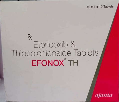 Efonox TH 60mg/4mg Tablet: View Uses, Side Effects, Price and ...